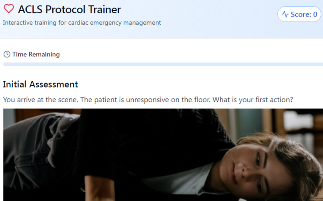 ACLS Trainer App Preview